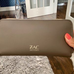 NWT Zac Posen wallet clutch - Brown Taupe